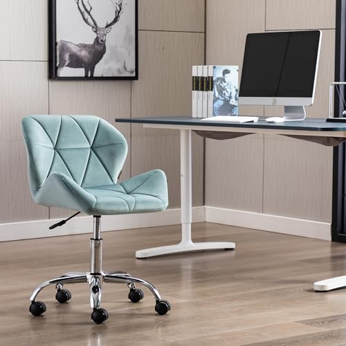 HNNHOME® Chaise de bureau moderne pivotante en tissu rembourré pour professionnel, bureau de bureau, travail intensif - 